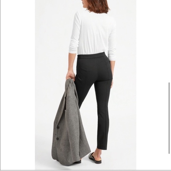Everlane Dress Pants Side Zip Elastic Waist 4 CQ - Picture 5 of 11